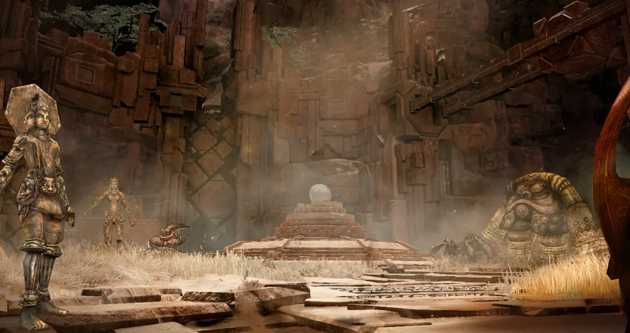 Ruinas y enemigos del mundo de Imperio